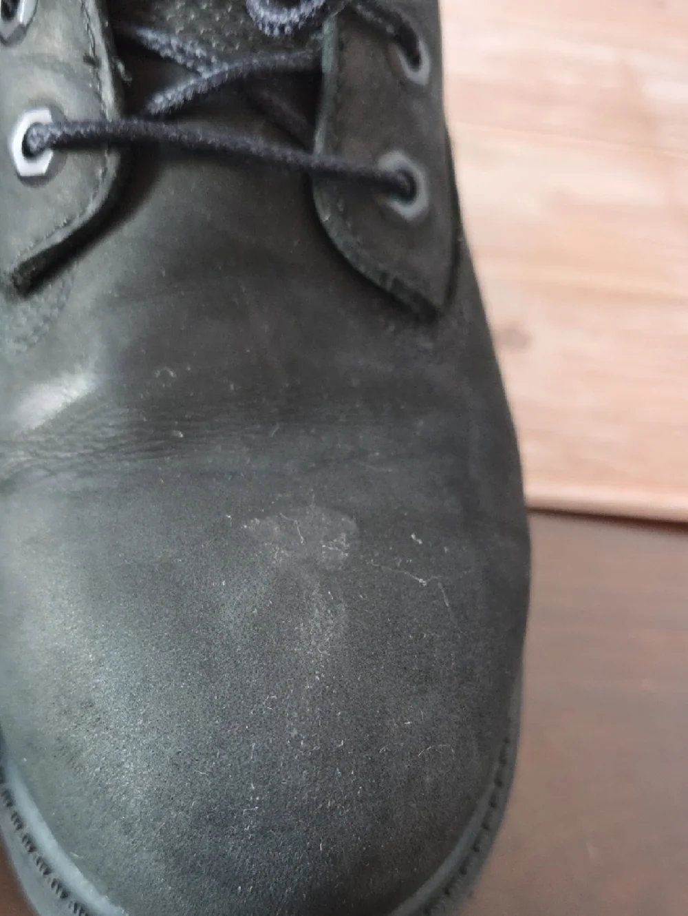 Timberland Black Lace-Up Rugged Work Boots Boys Sz 6 - Picture 8 of 9